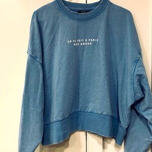 Bershka Sweatshirt Paris on se voit a Paris mon amour